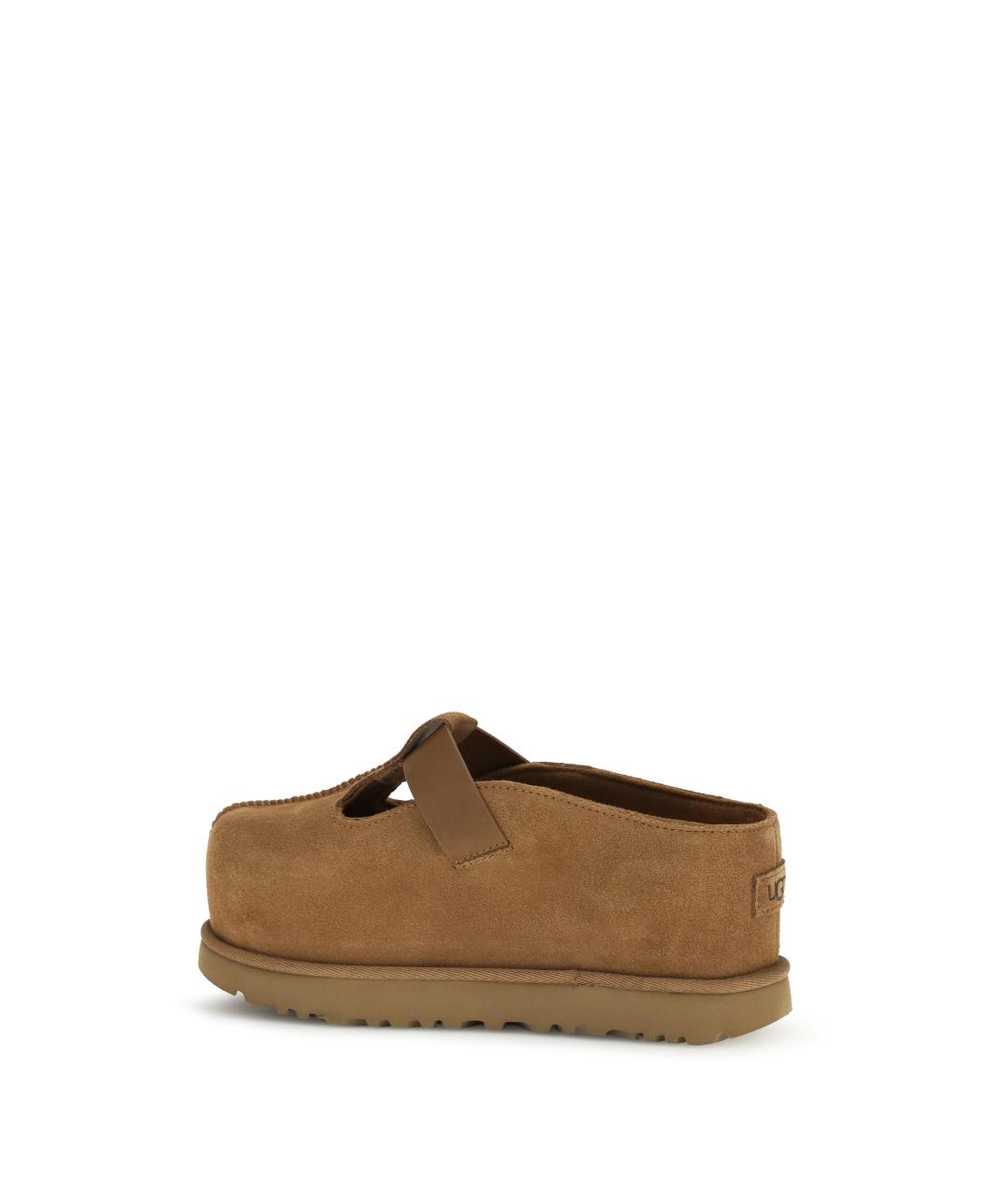 UGG AUSTRALIA Коричневые замшевые мюли, фото 3