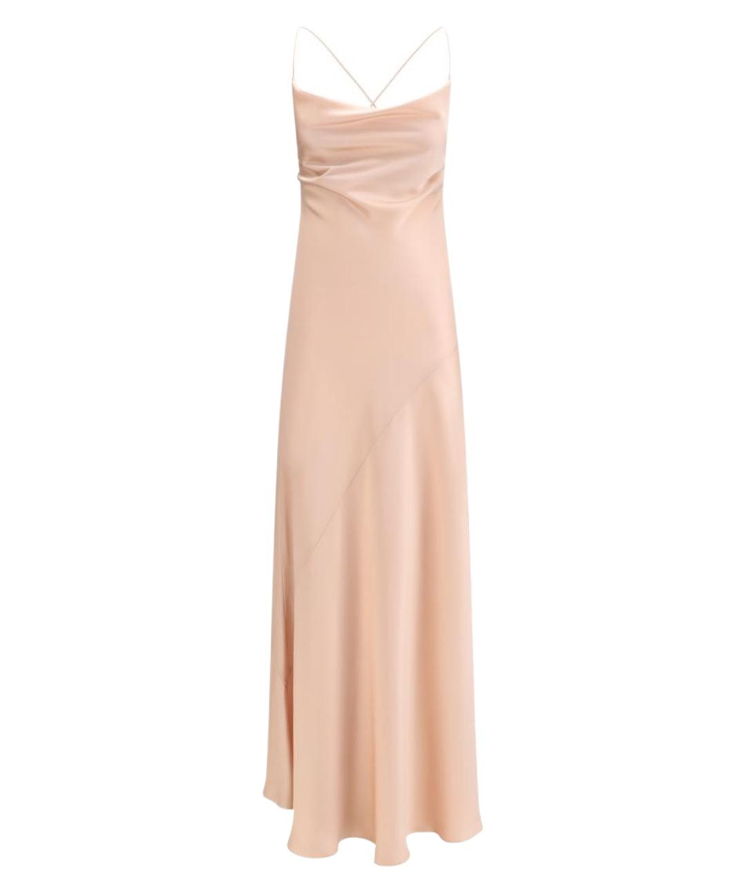 PINKO Бежевое коктейльное платье, фото 1