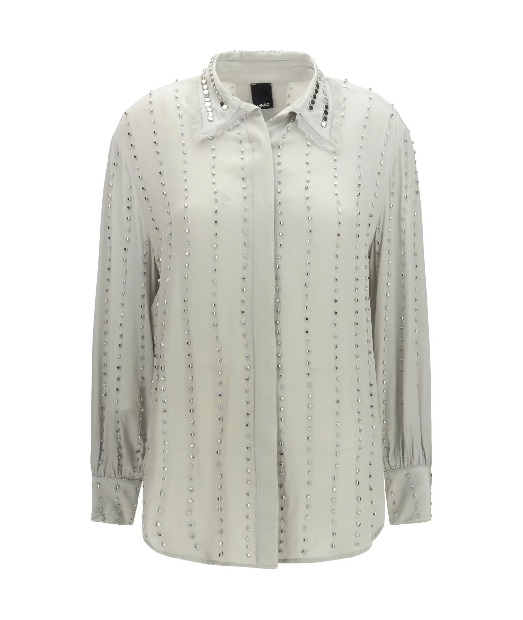 PINKO Серая рубашка, фото 1