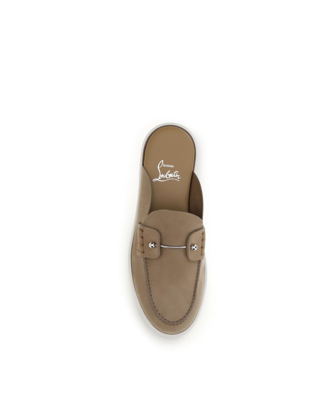 CHRISTIAN LOUBOUTIN Мульти кожаные мюли, фото 4