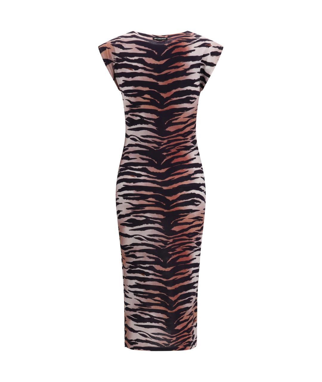 PINKO Мульти хлопковое повседневное платье, фото 2