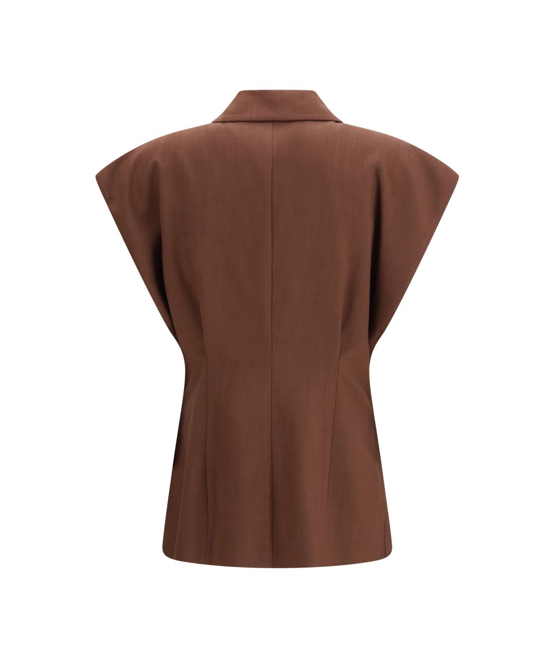 PINKO Коричневый вискозный жакет/пиджак, фото 2