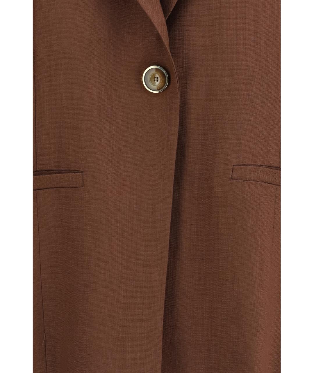 PINKO Коричневый вискозный жакет/пиджак, фото 3