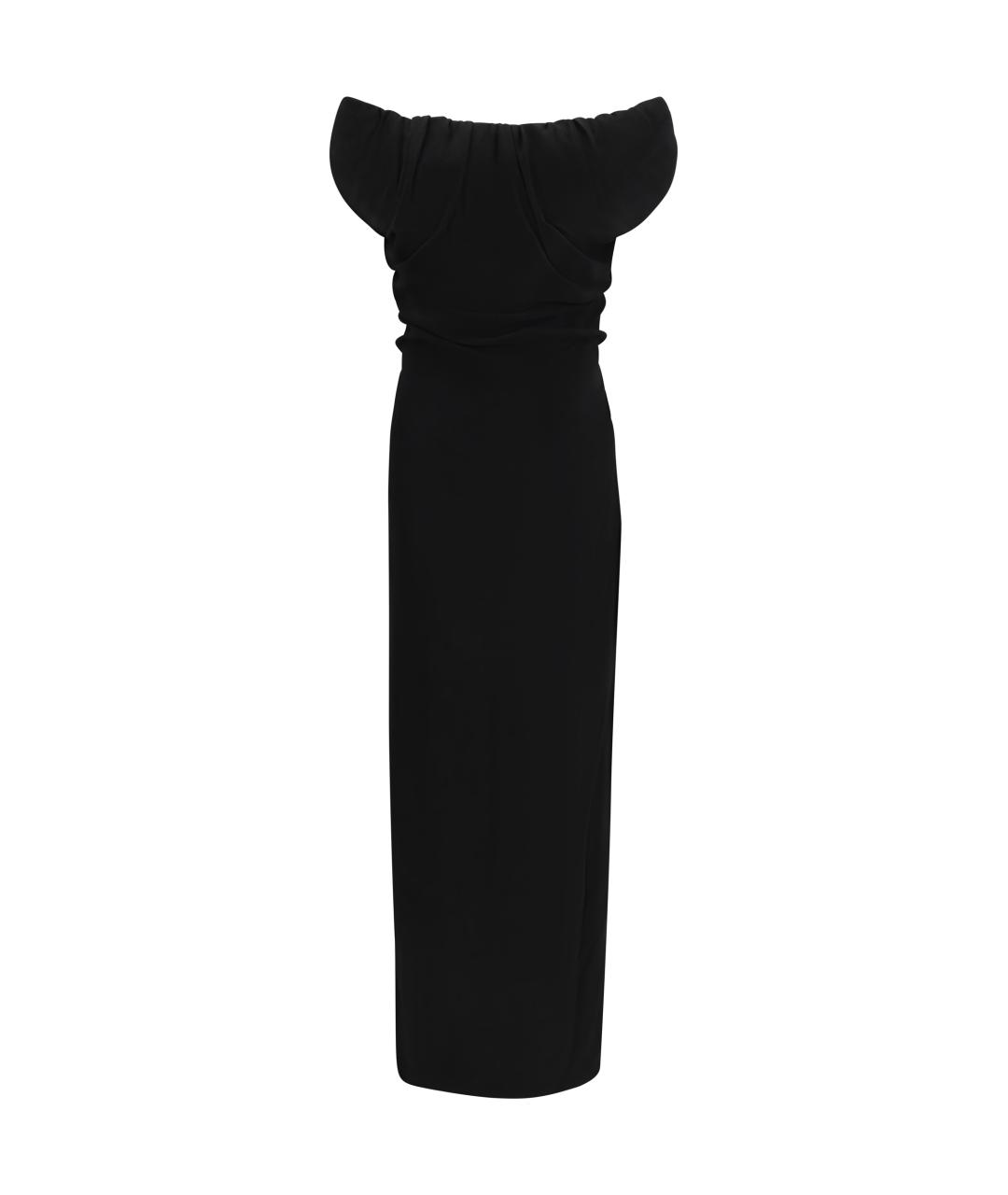 VIVIENNE WESTWOOD Черное вискозное вечернее платье, фото 1