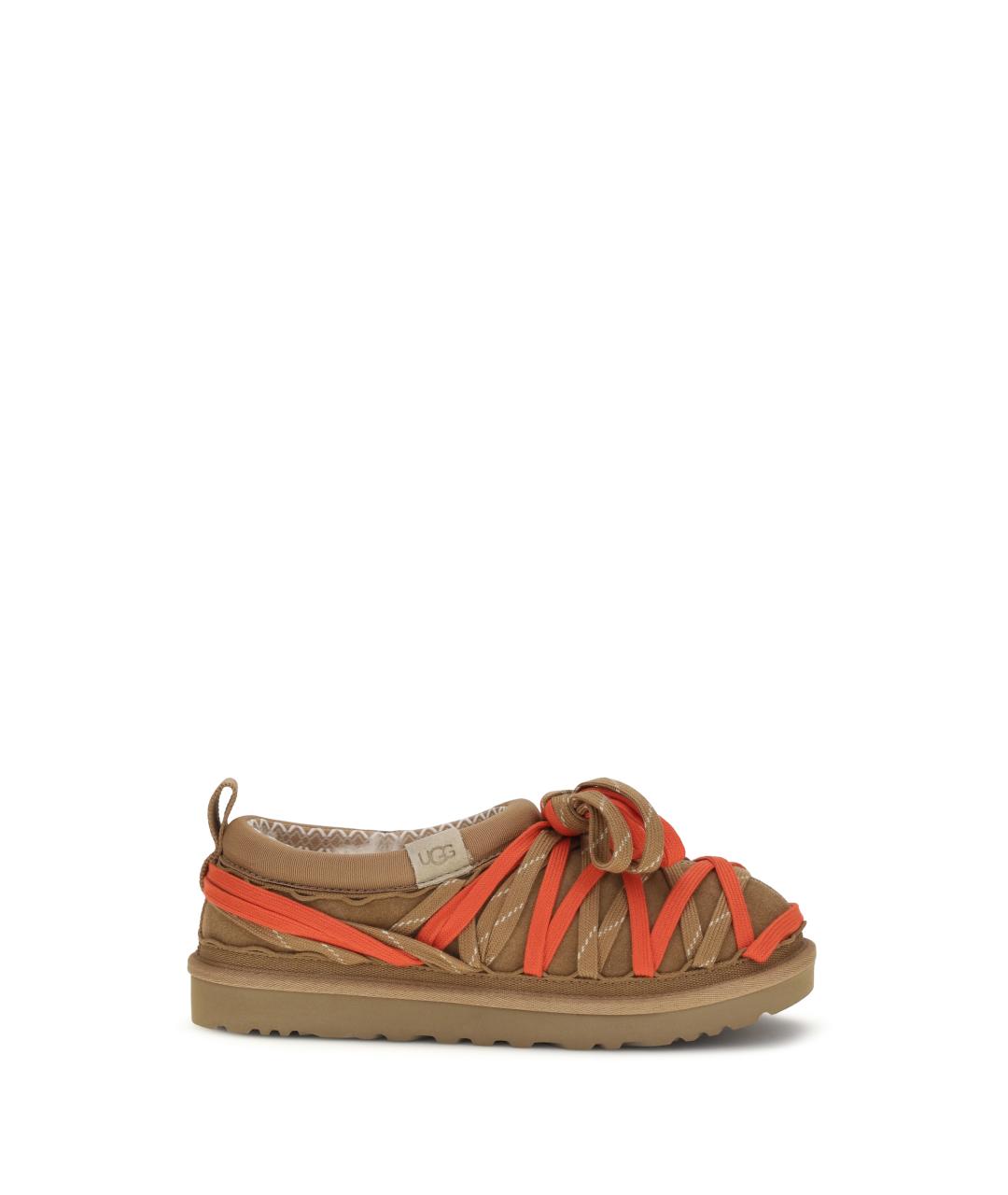 UGG AUSTRALIA Коричневые замшевые слипоны, фото 1