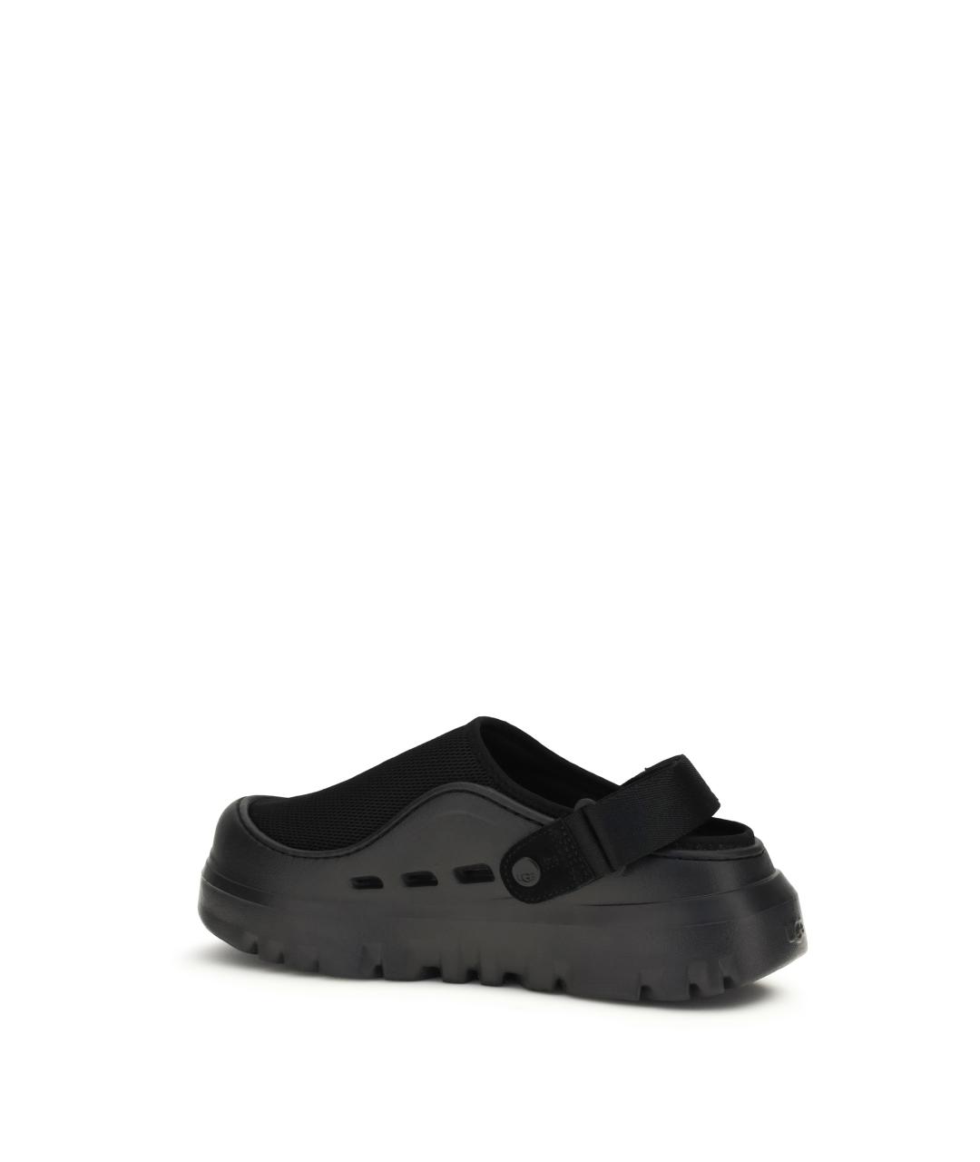 UGG AUSTRALIA Черные текстильные сандалии, фото 3