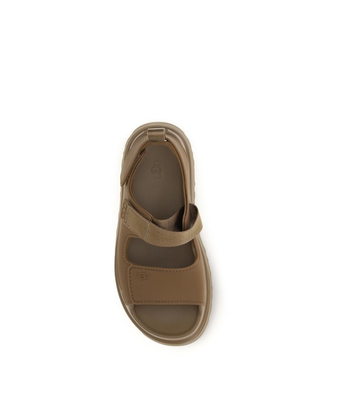 UGG AUSTRALIA Коричневые сандалии, фото 4