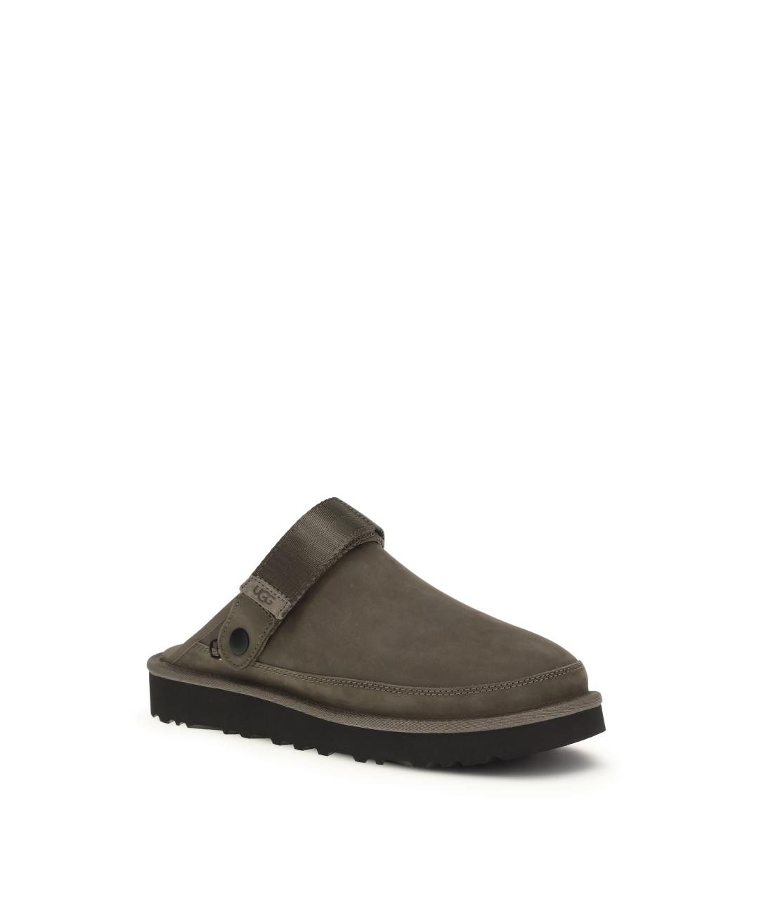 UGG AUSTRALIA Хаки замшевые сандалии, фото 2