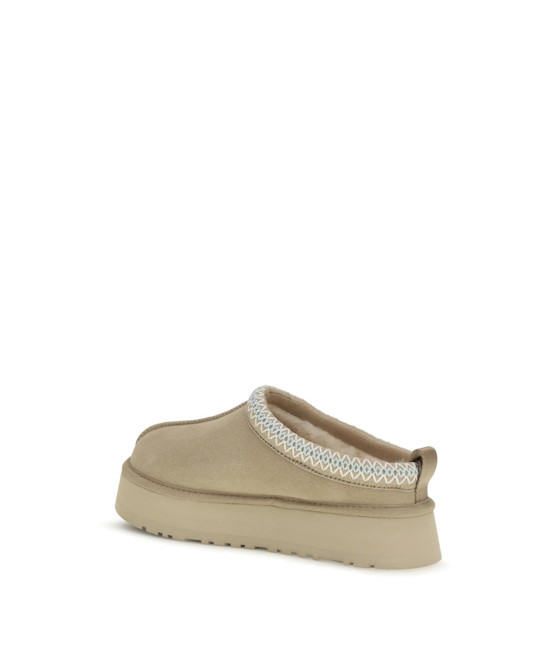 UGG AUSTRALIA Бежевые замшевые мюли, фото 3