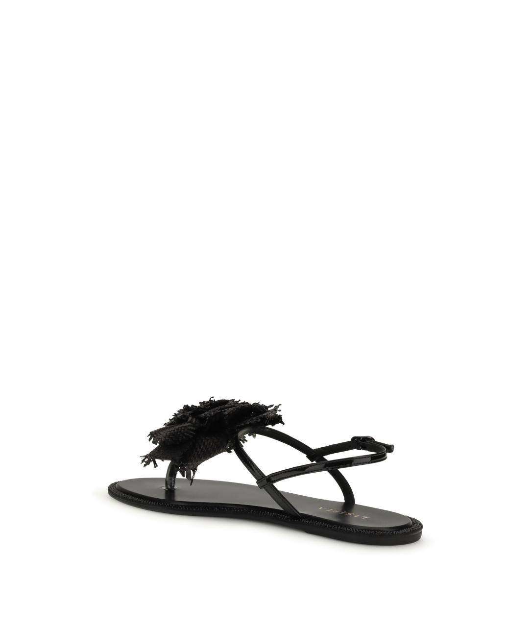 LE SILLA Черные кожаные сандалии, фото 3