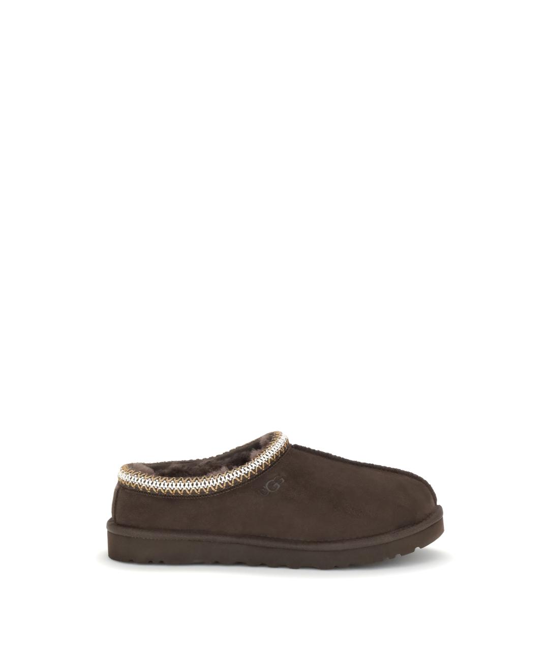 UGG AUSTRALIA Коричневые замшевые низкие ботинки, фото 1