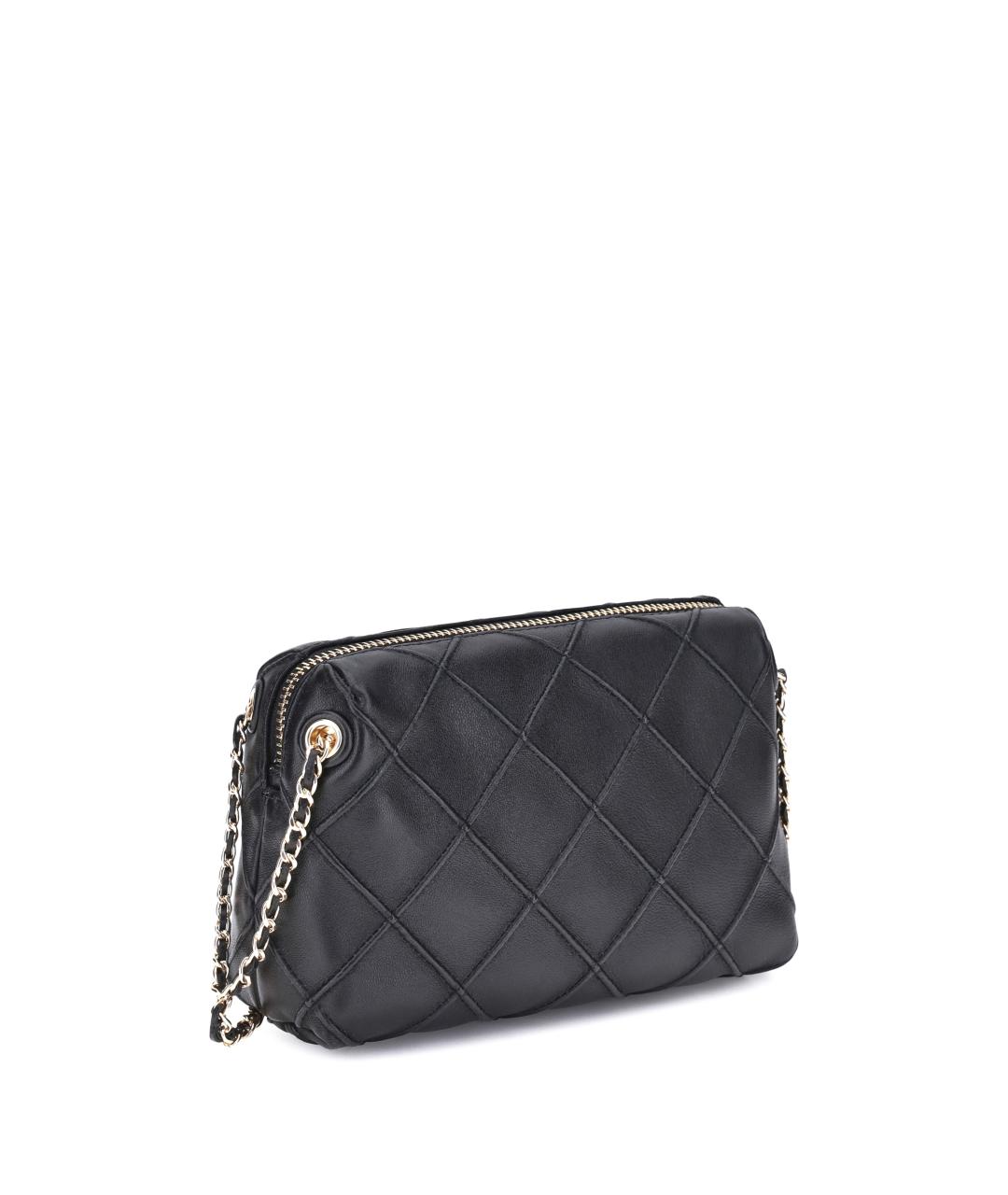 TORY BURCH Черная кожаная сумка через плечо, фото 2