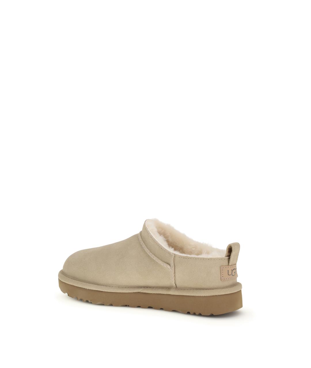 UGG AUSTRALIA Бежевые замшевые мюли, фото 3