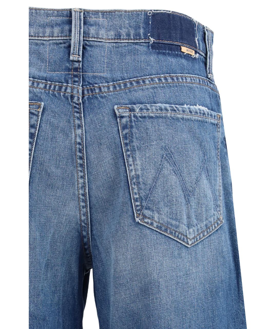 MOTHER Синие хлопковые джинсы клеш, фото 3