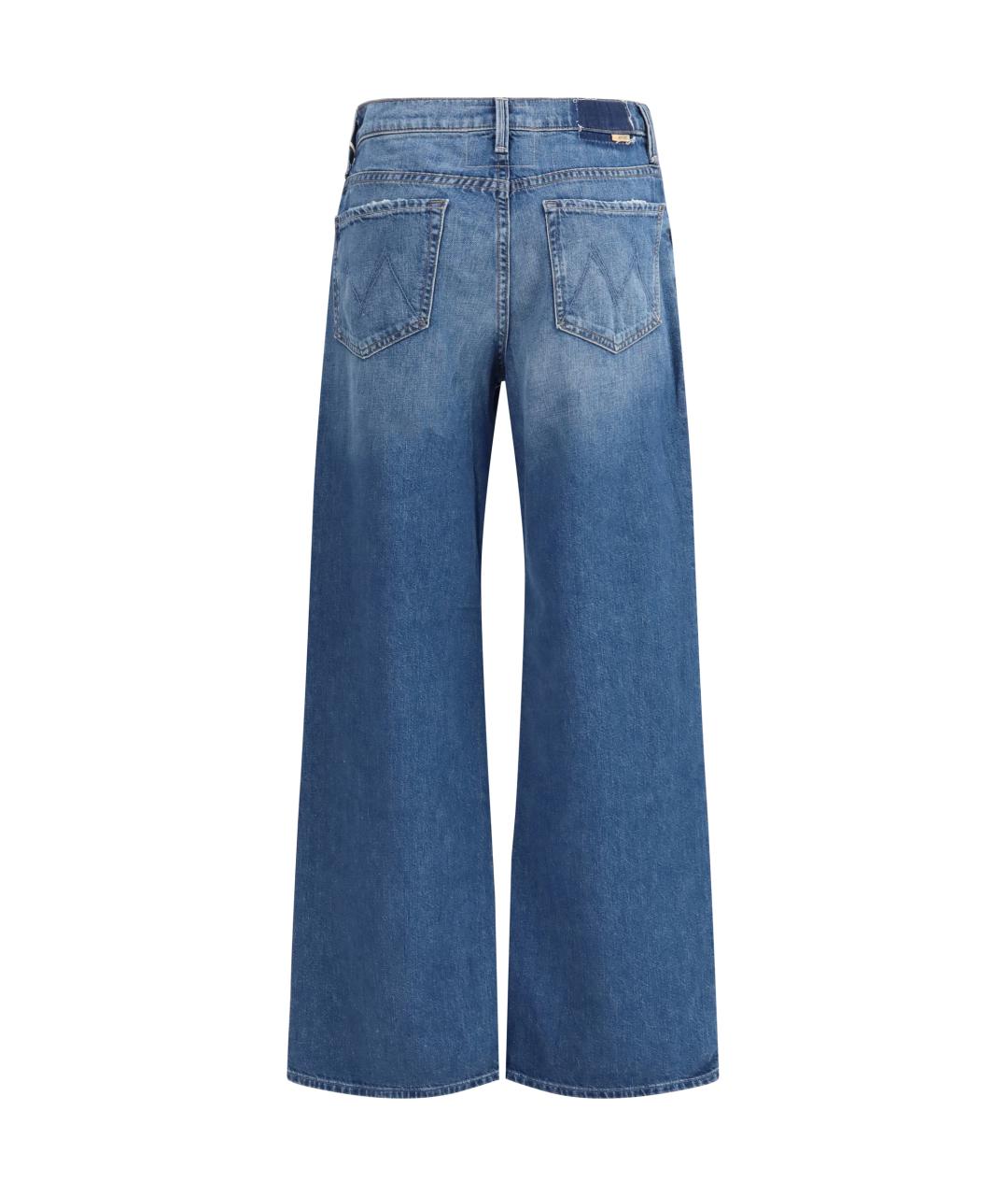 MOTHER Синие хлопковые джинсы клеш, фото 2