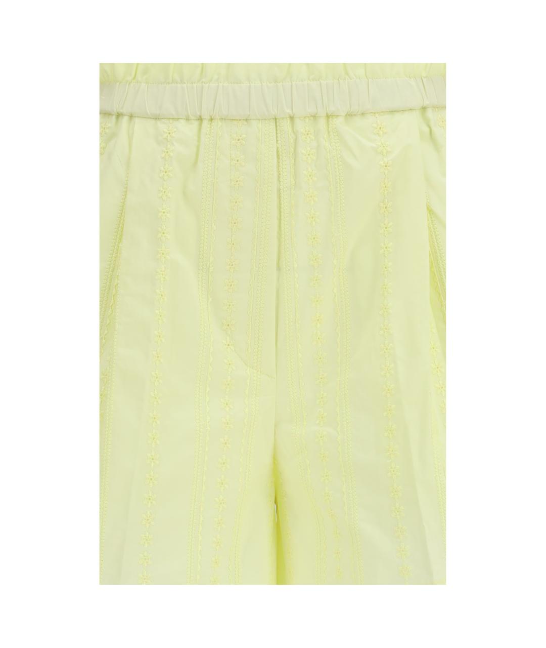 FORTE FORTE Желтые хлопковые шорты, фото 3