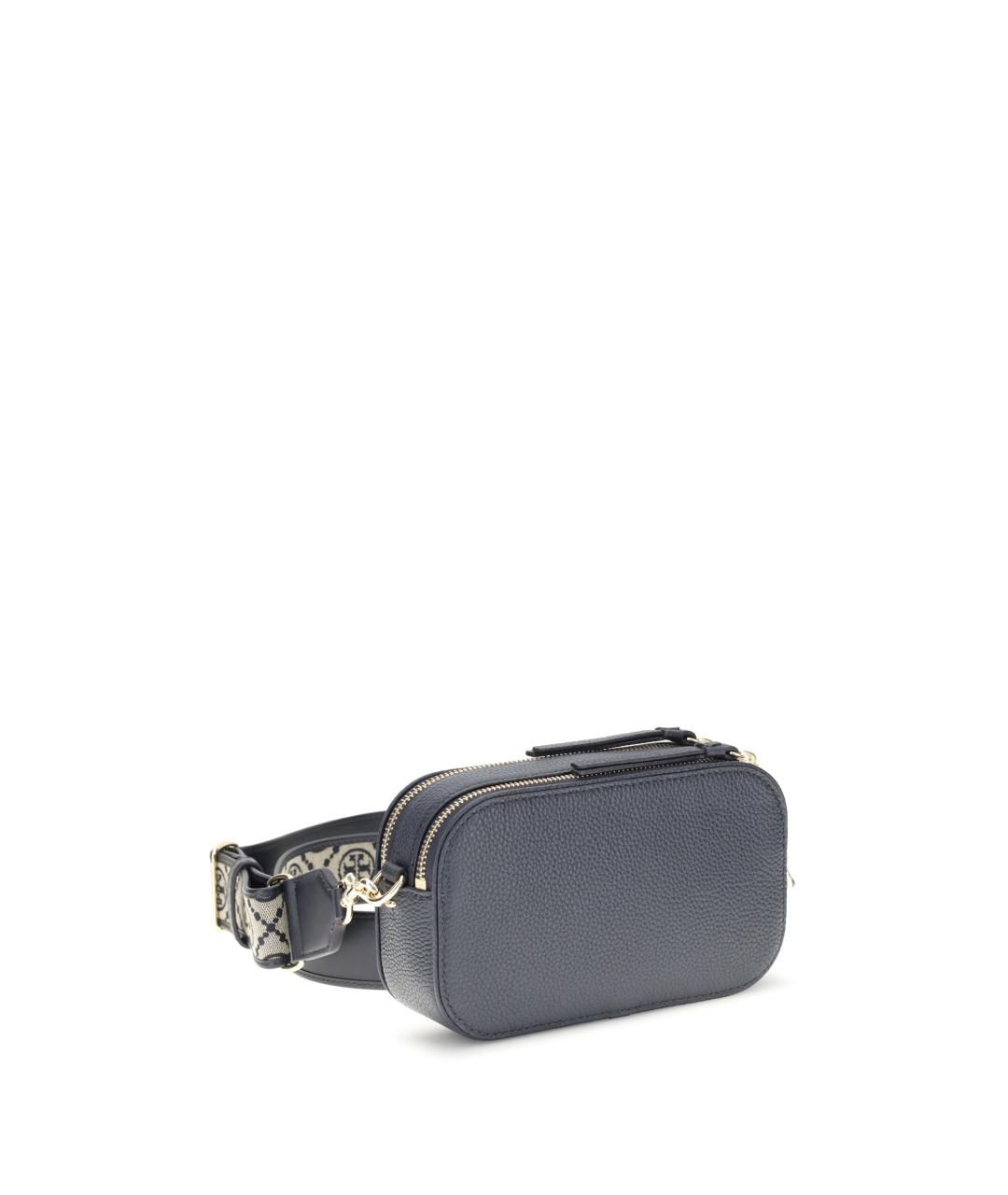 TORY BURCH Темно-синяя кожаная сумка через плечо, фото 3