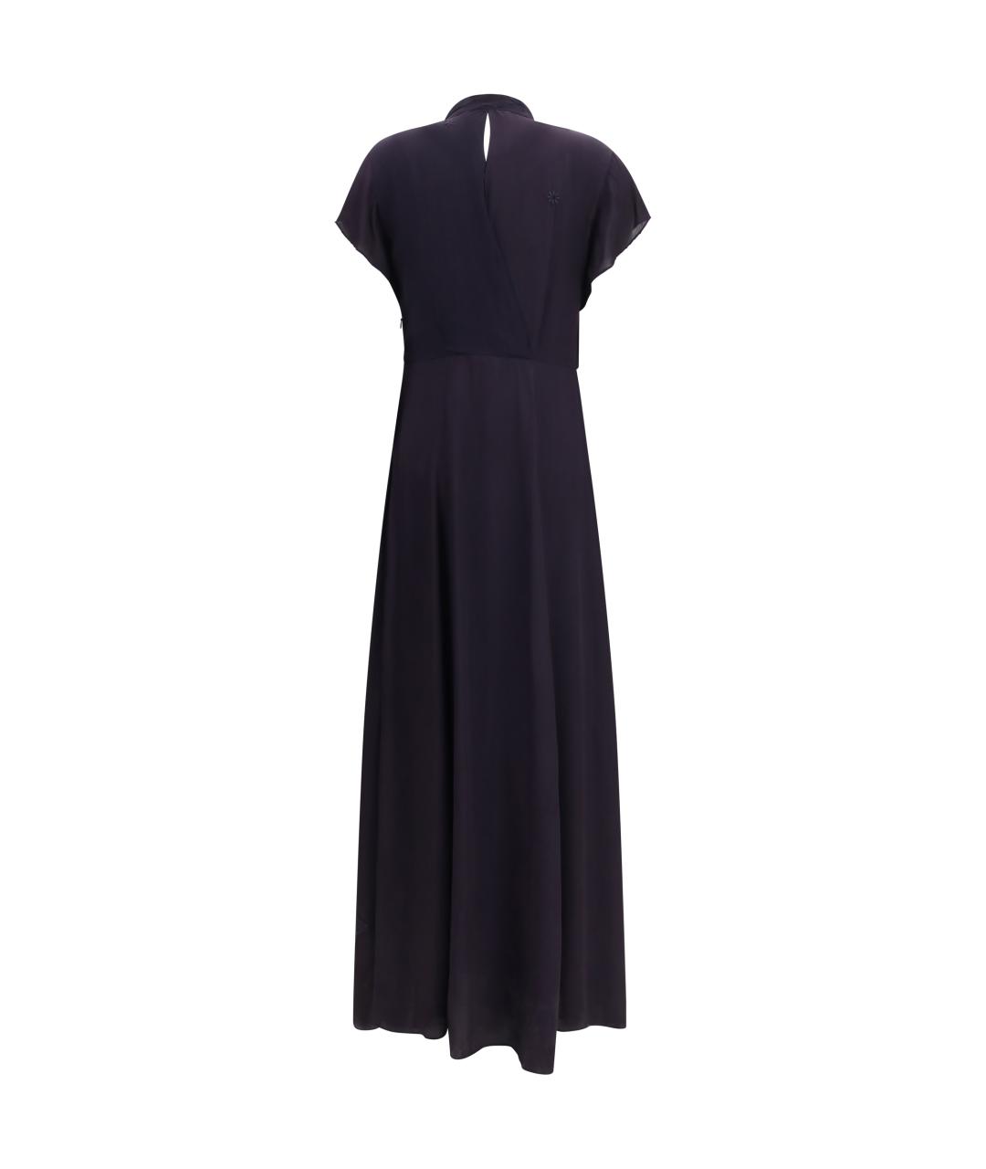 FORTE FORTE Черное вискозное повседневное платье, фото 2