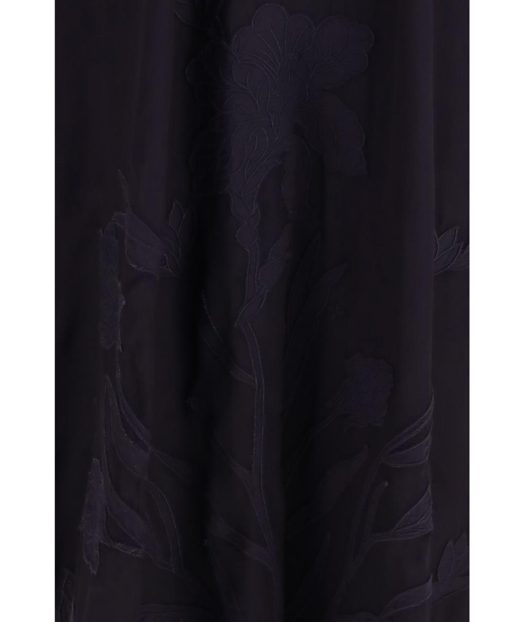 FORTE FORTE Черное вискозное повседневное платье, фото 3