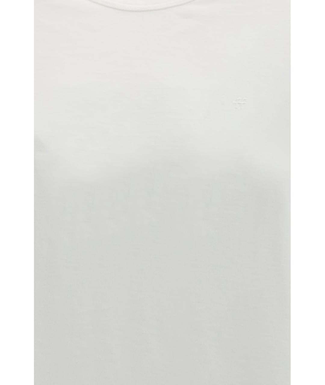 FORTE FORTE Белая хлопковая футболка, фото 3