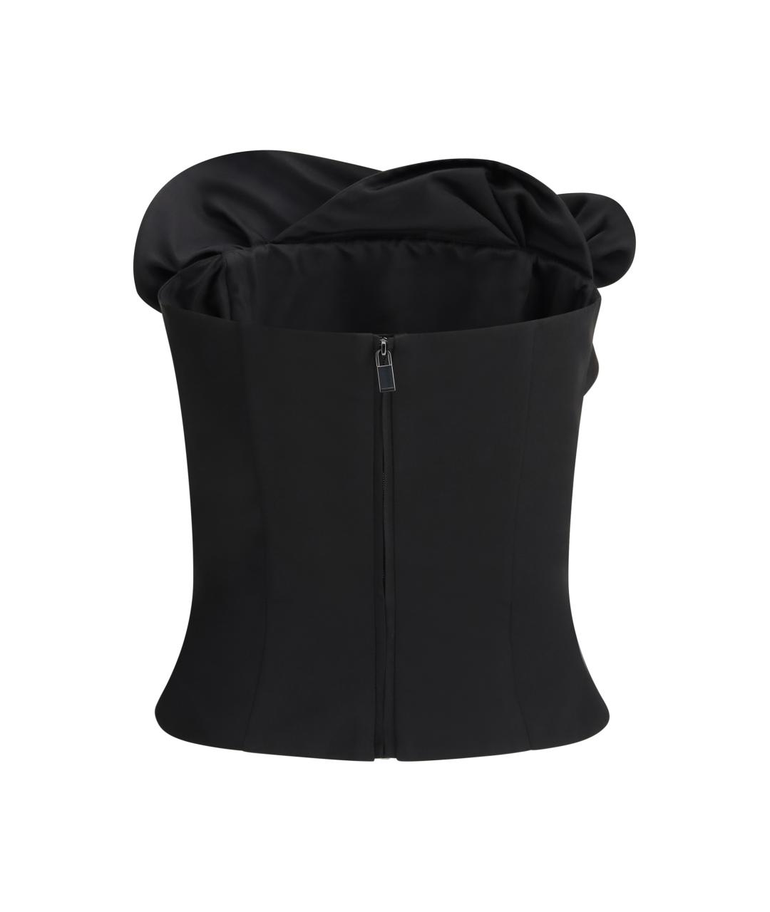 MAGDA BUTRYM Черный шерстяной корсет, фото 2