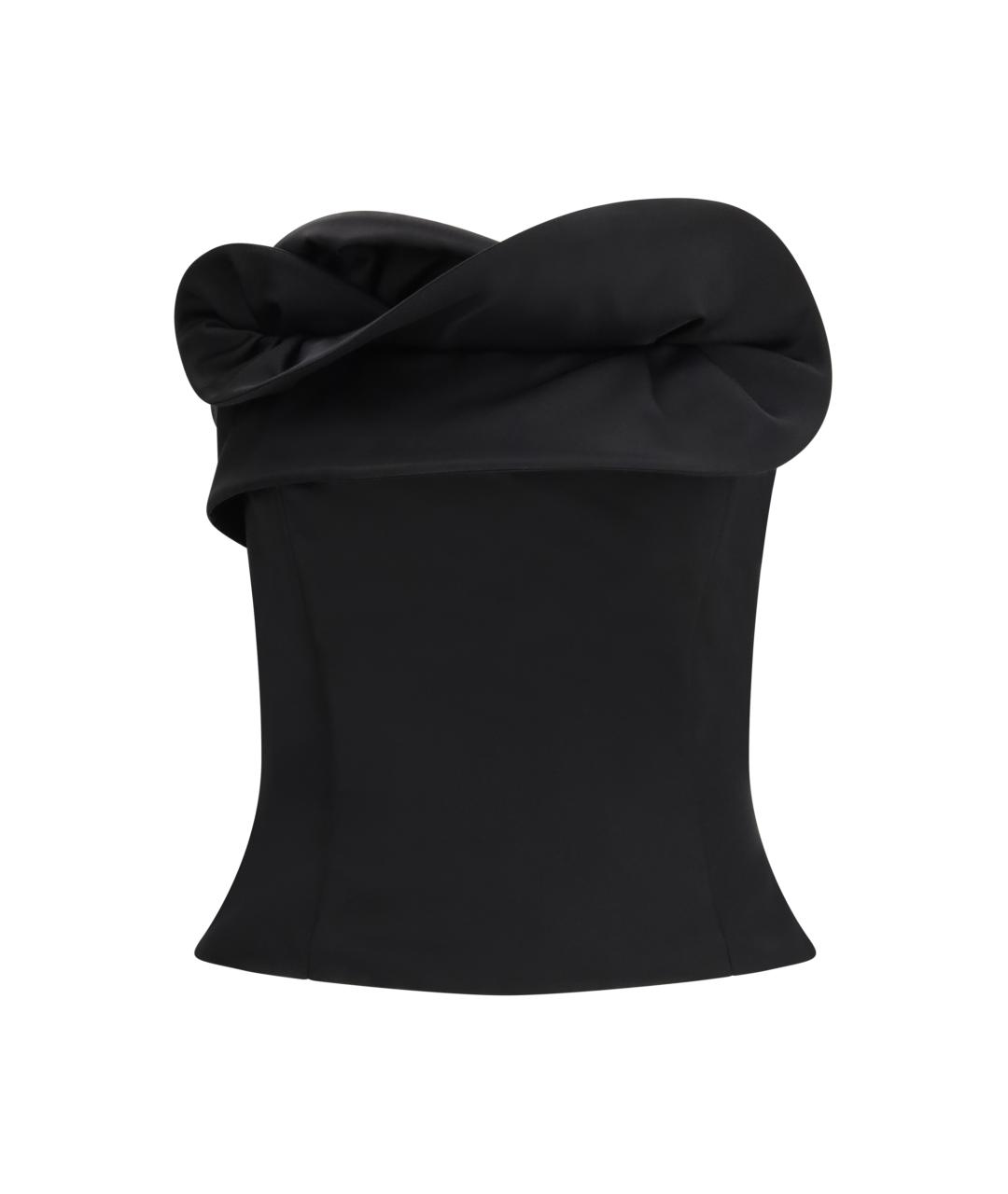 MAGDA BUTRYM Черный шерстяной корсет, фото 1