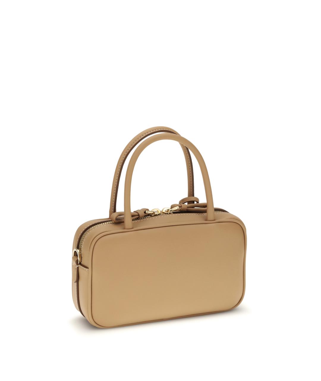 PRADA Бежевая кожаная сумка тоут, фото 3