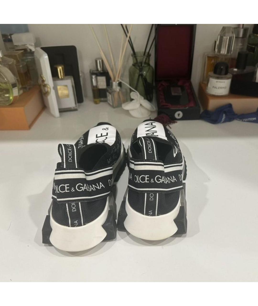 DOLCE&GABBANA Черные кроссовки, фото 4