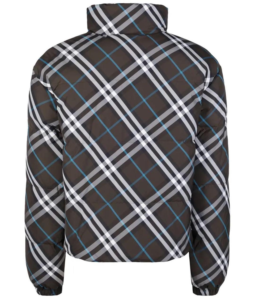 BURBERRY Коричневая полиамидовая куртка, фото 2