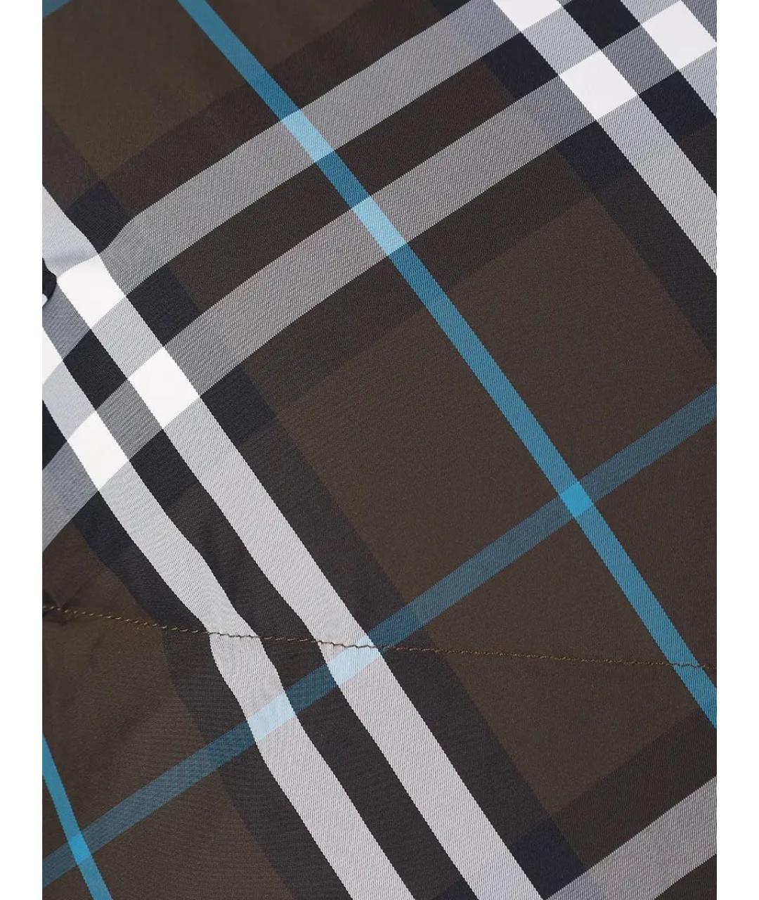 BURBERRY Коричневая полиамидовая куртка, фото 3