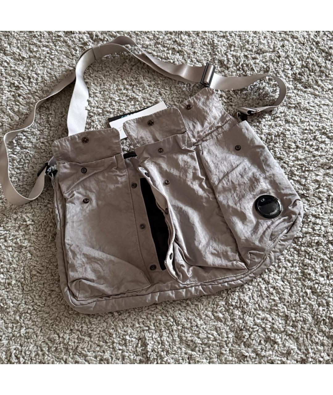 CP COMPANY Серебряная сумка на плечо, фото 3