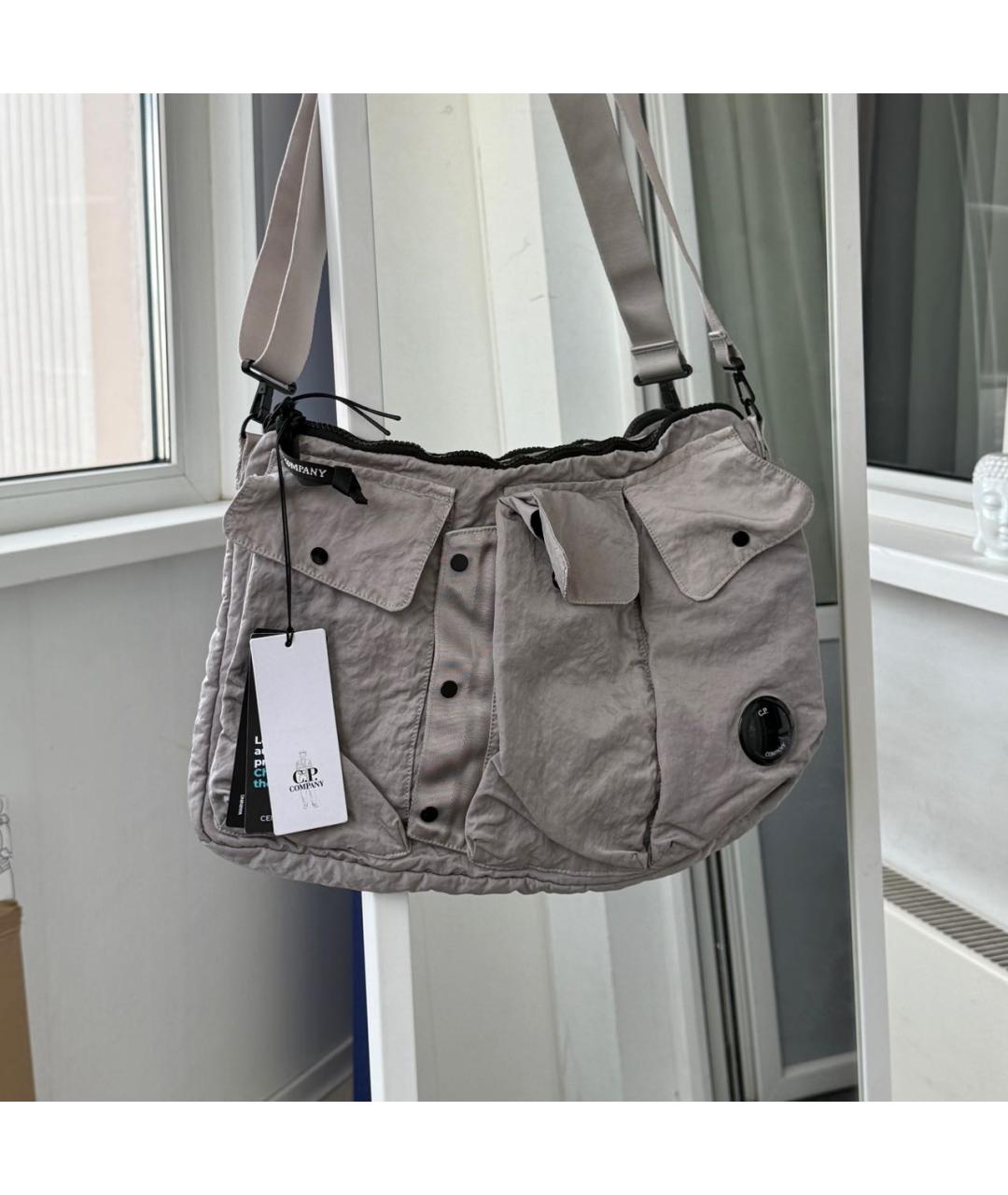 CP COMPANY Серебряная сумка на плечо, фото 7