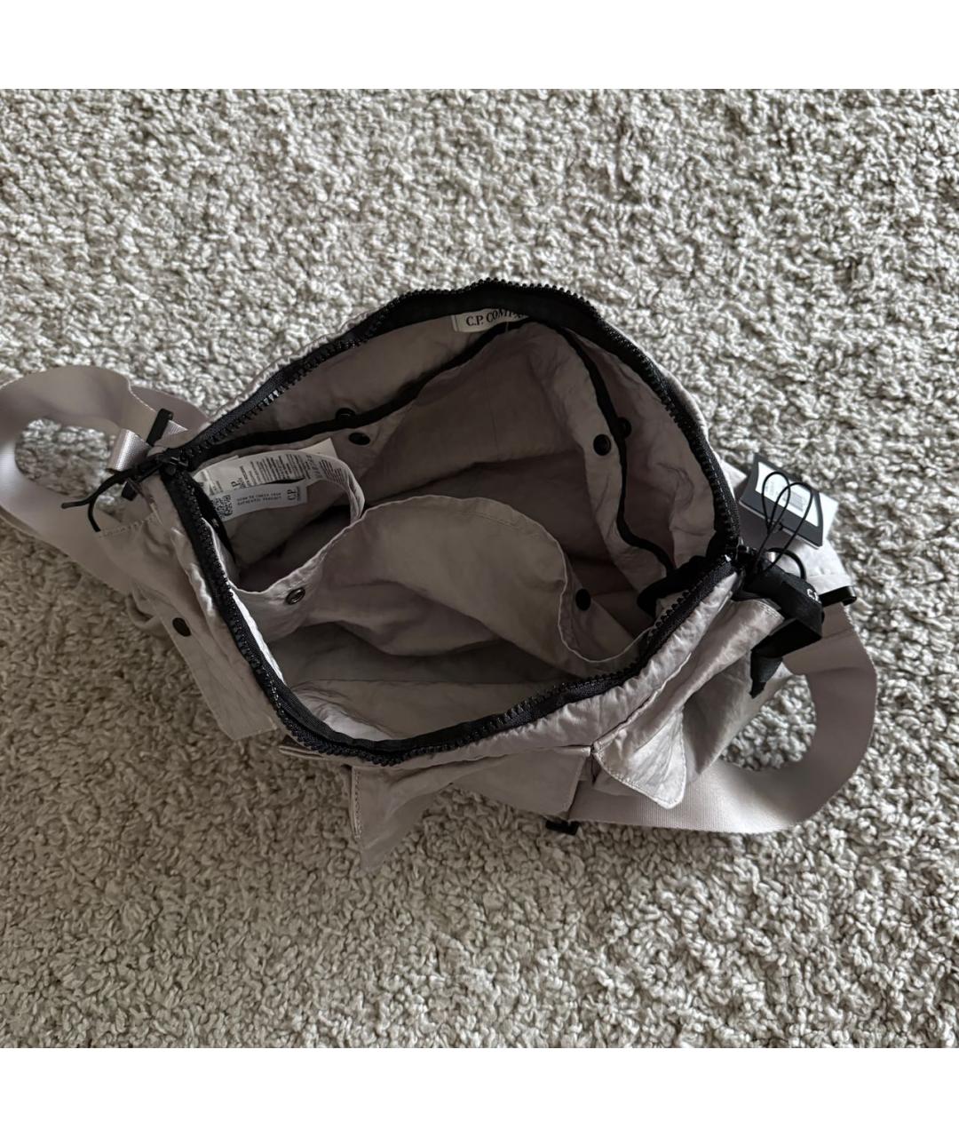 CP COMPANY Серебряная сумка на плечо, фото 6