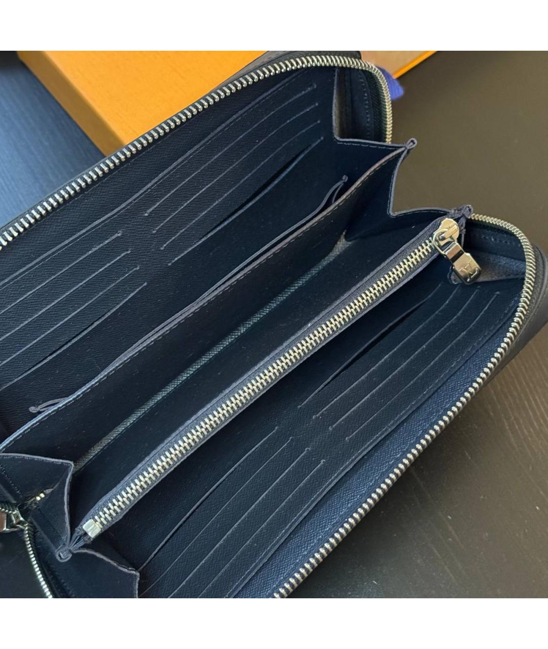 LOUIS VUITTON Синяя барсетка, фото 7