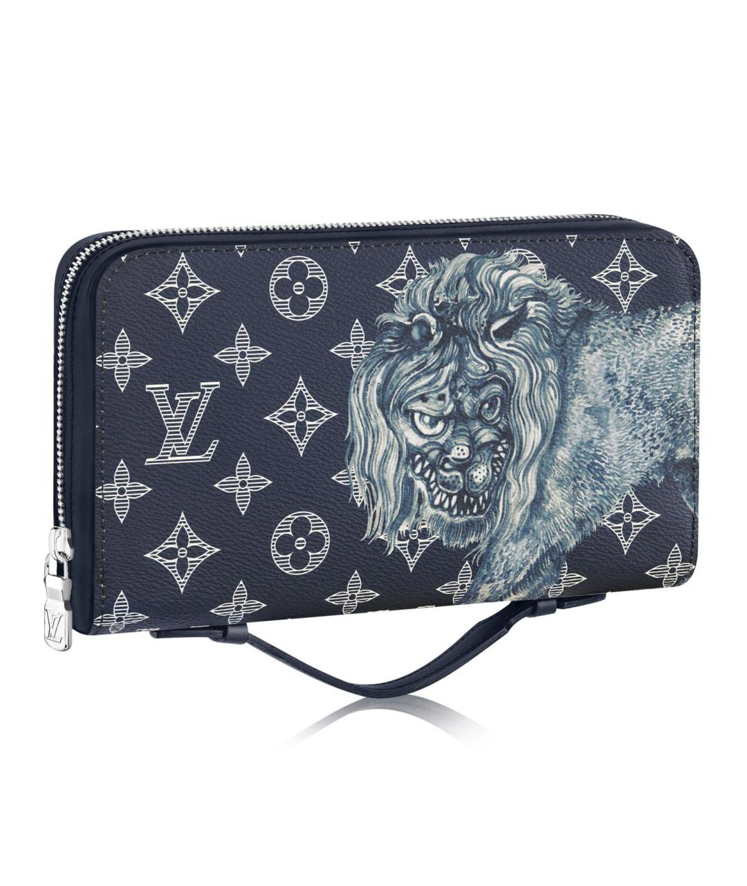 LOUIS VUITTON Синяя барсетка, фото 8