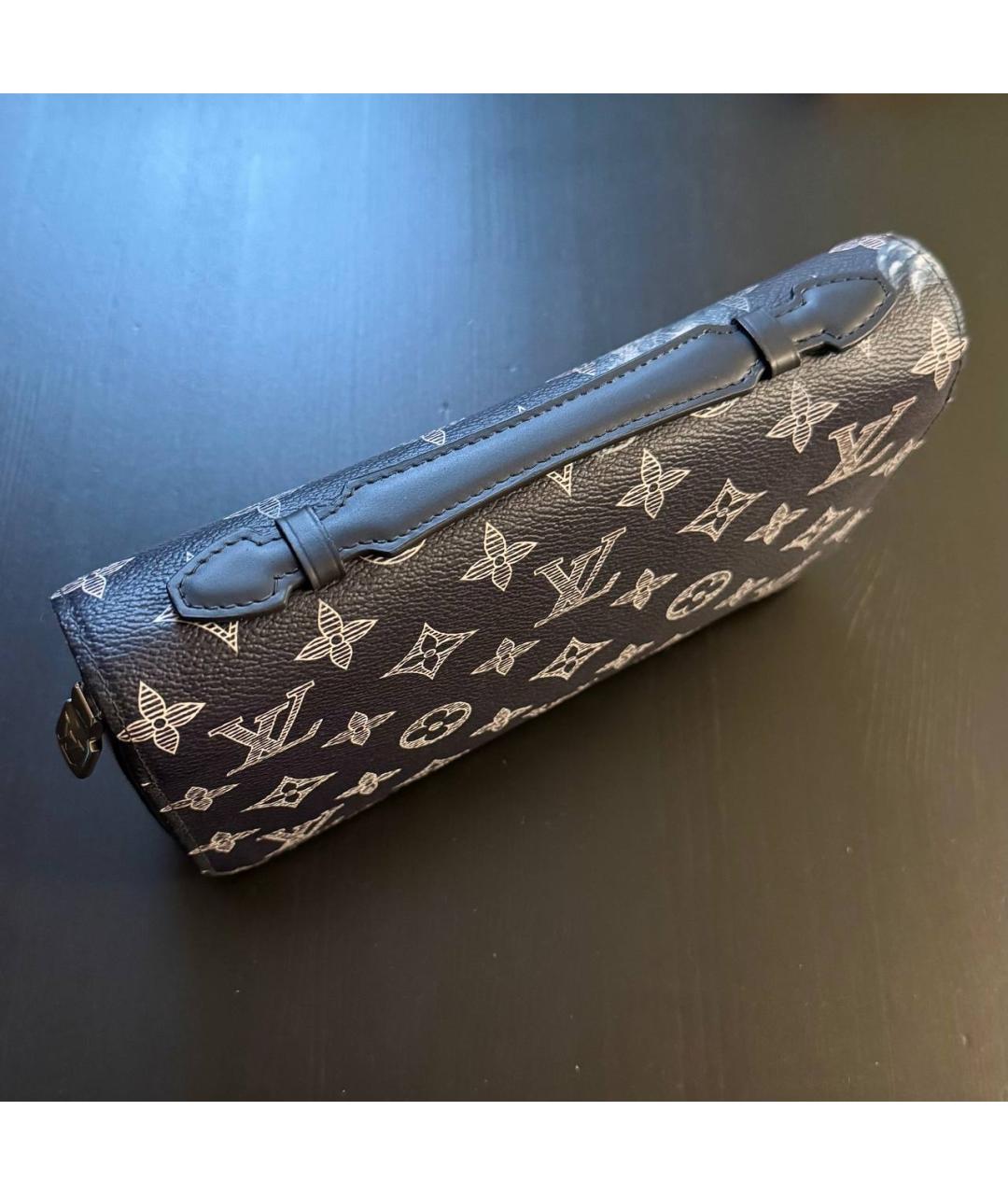 LOUIS VUITTON Синяя барсетка, фото 4