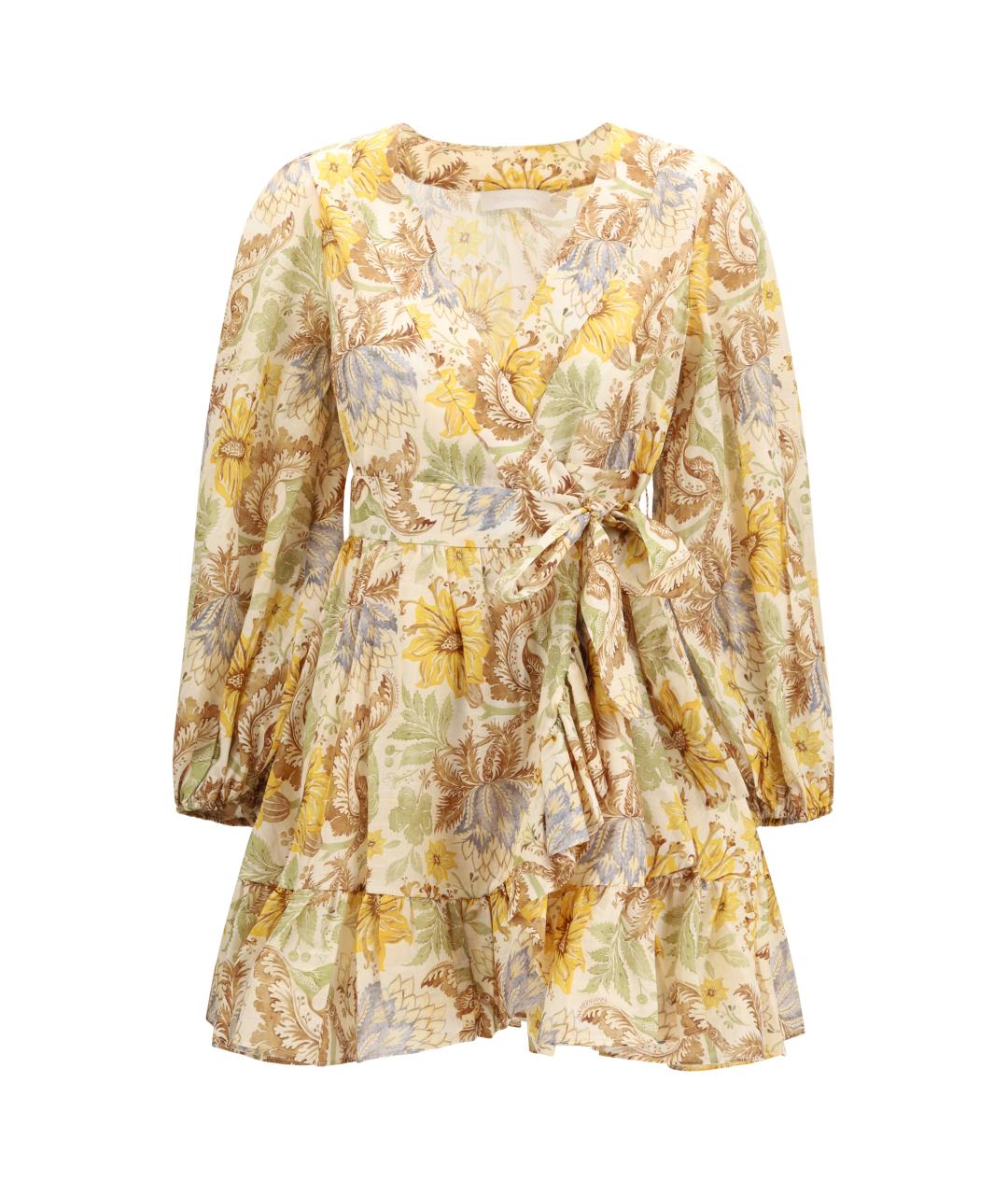 ZIMMERMANN Мульти хлопковое коктейльное платье, фото 1