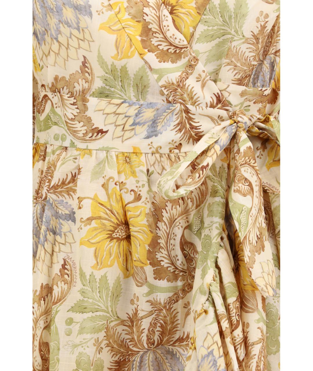 ZIMMERMANN Мульти хлопковое коктейльное платье, фото 3