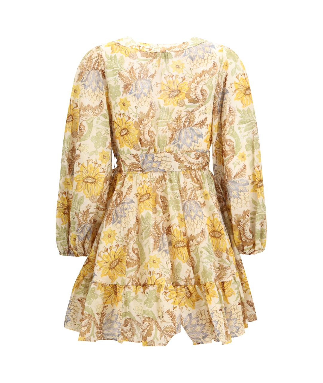 ZIMMERMANN Мульти хлопковое коктейльное платье, фото 2