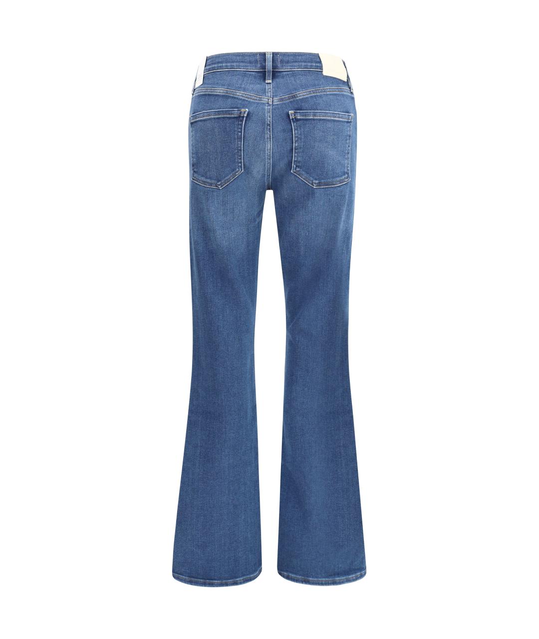 Citizien Of Humanity Синие хлопко-лиоцелловые джинсы клеш, фото 2