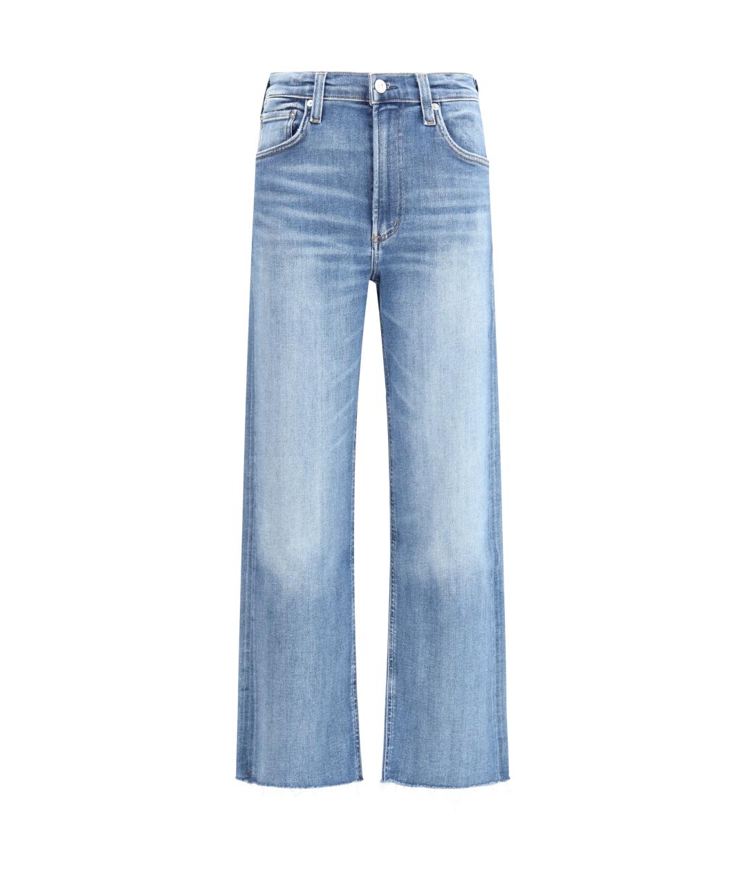 Citizien Of Humanity Синие хлопковые прямые джинсы, фото 1