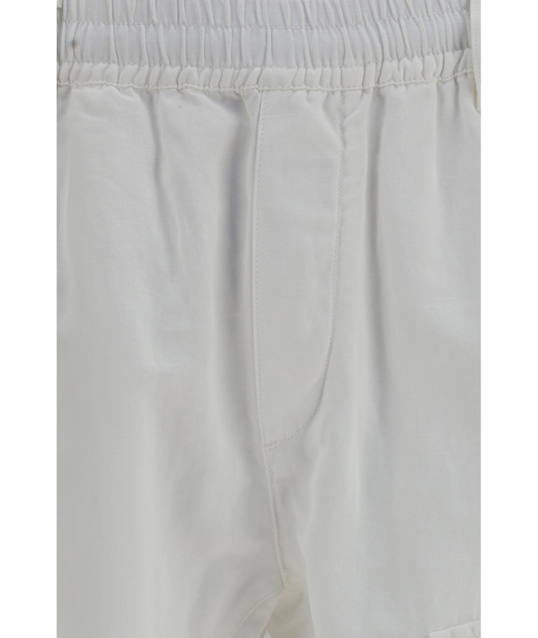 CP COMPANY Белые хлопковые повседневные брюки, фото 3