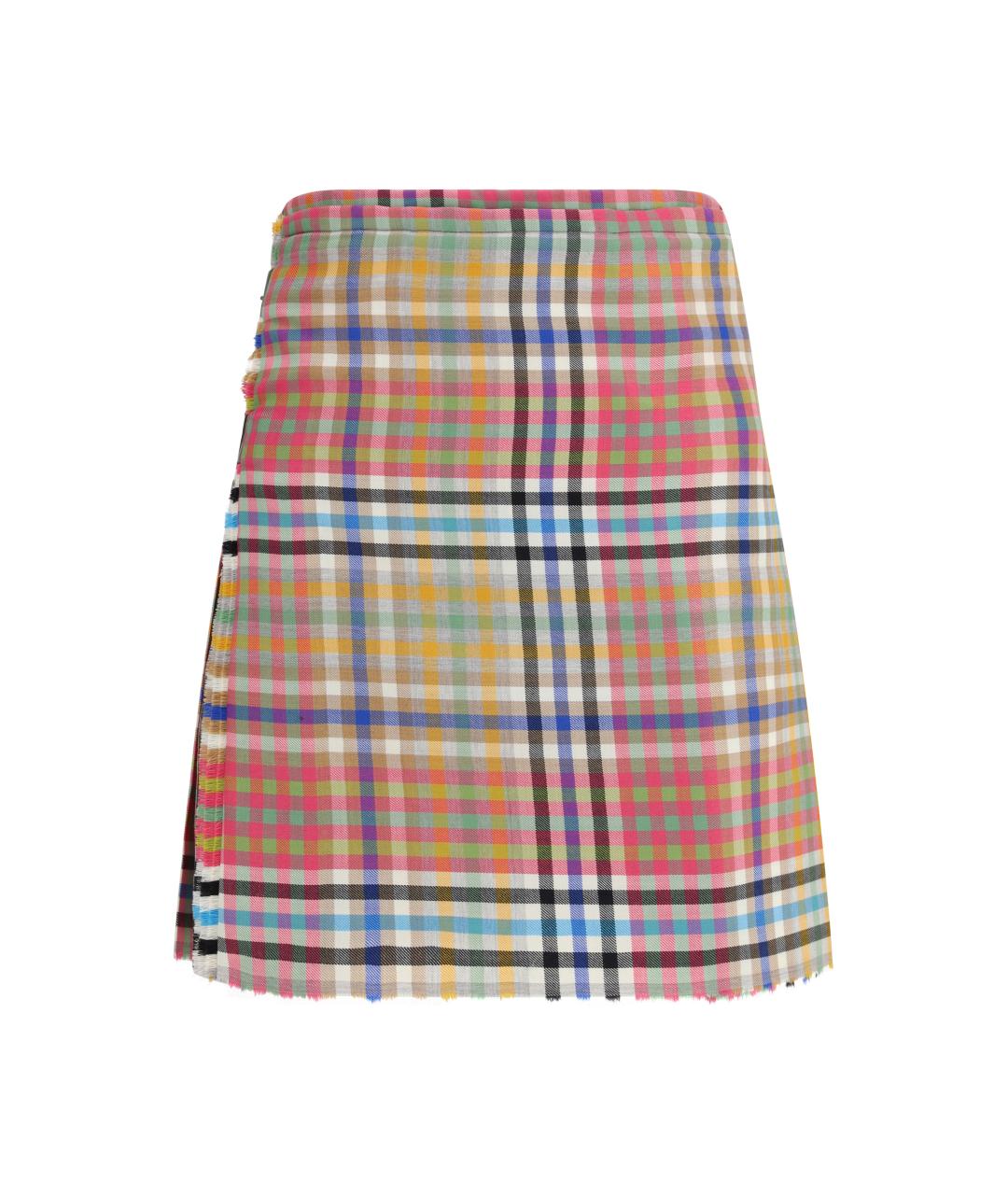 VIVIENNE WESTWOOD Мульти шерстяная юбка мини, фото 1