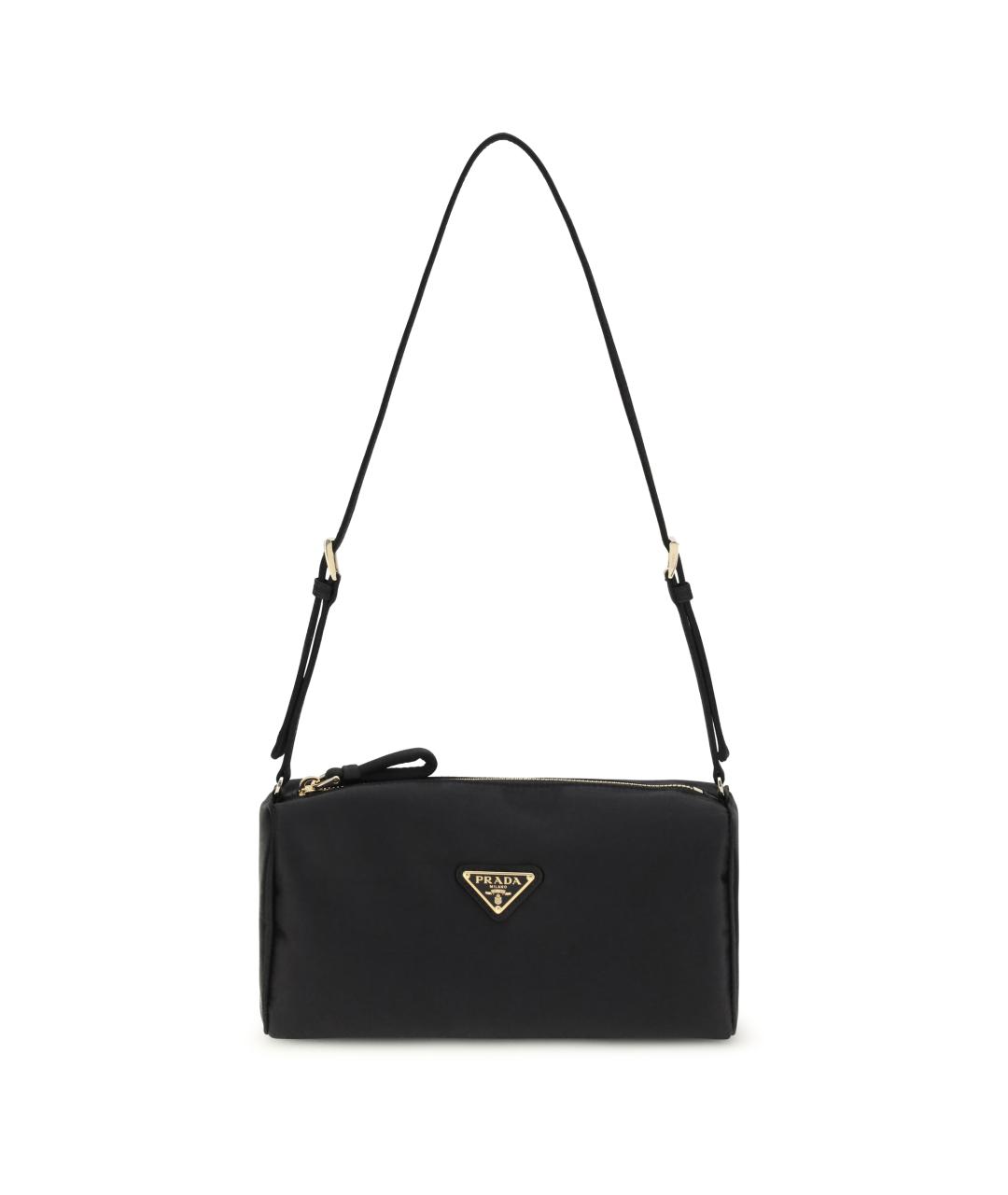 PRADA Черная тканевая сумка через плечо, фото 1