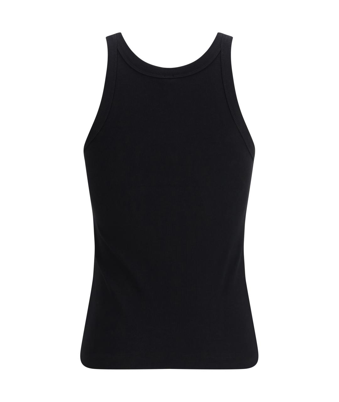 TOTEME Черная хлопковая майка, фото 2