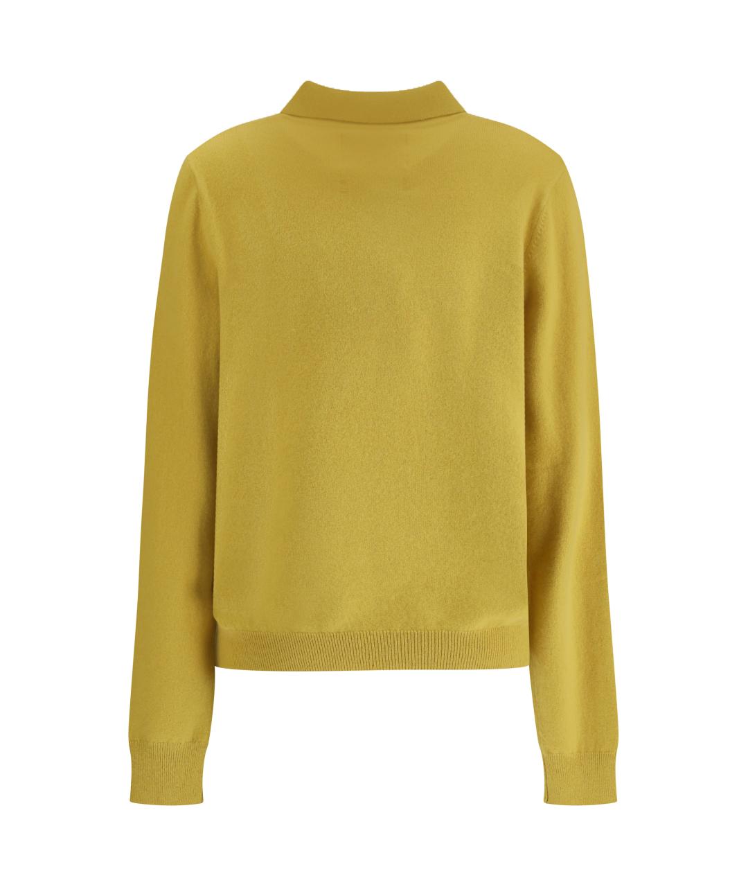 EXTREME CASHMERE Горчичный кашемировый джемпер / свитер, фото 2