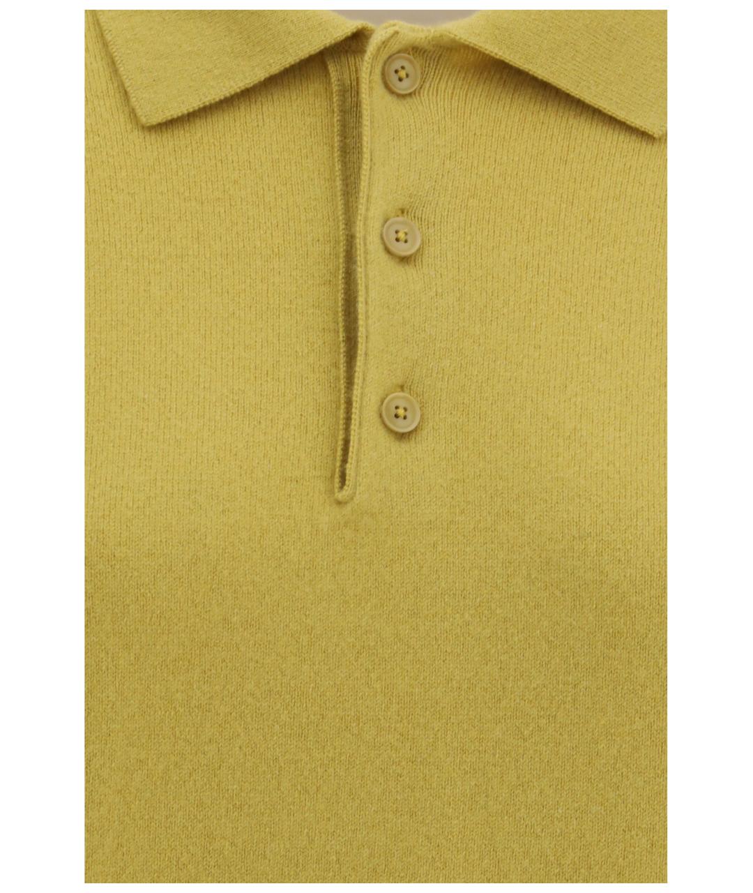 EXTREME CASHMERE Горчичный кашемировый джемпер / свитер, фото 3