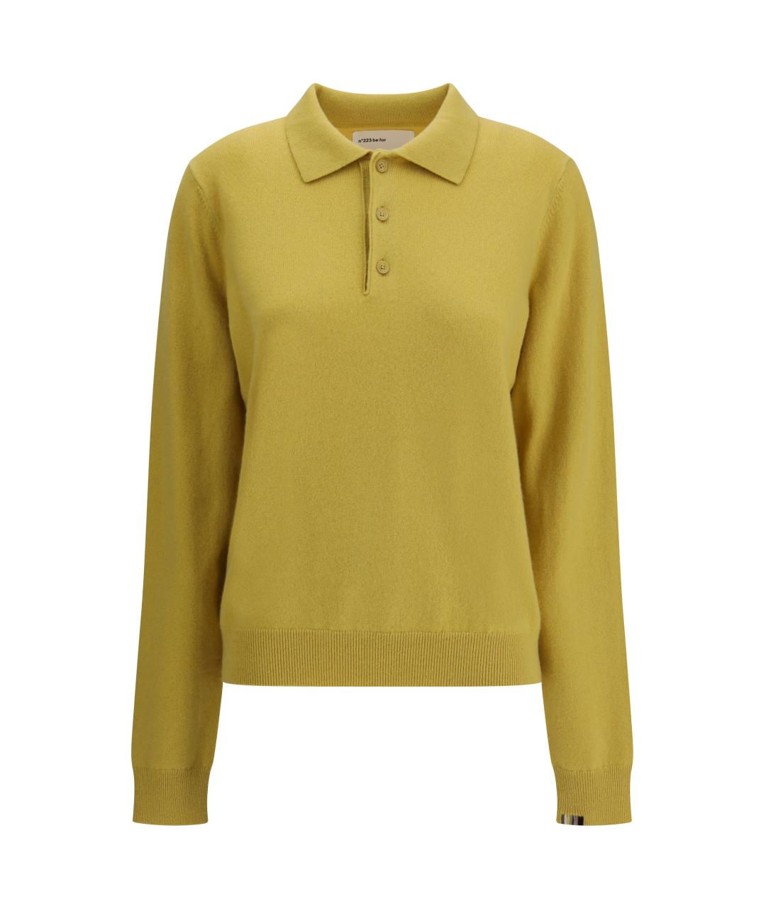 EXTREME CASHMERE Горчичный кашемировый джемпер / свитер, фото 1