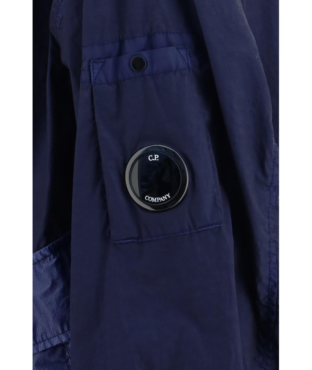 CP COMPANY Синяя полиамидовая куртка, фото 3