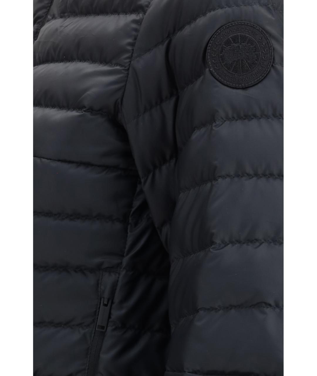 CANADA GOOSE Черный полиэстеровый пуховик, фото 3